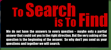To Search is to find