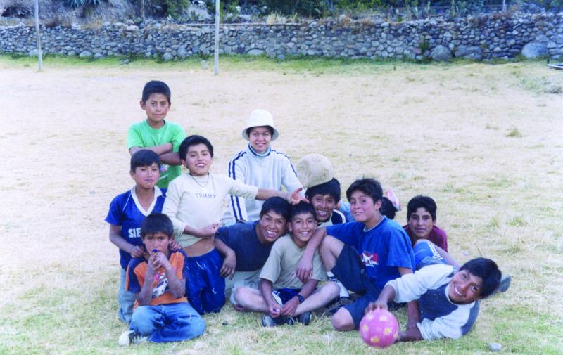 Sr Anne with the children